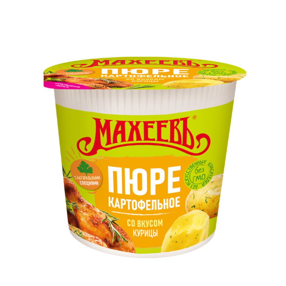 Картофельное пюре быстрого приготовления со вкусом курицы. Махеевъ 40 г