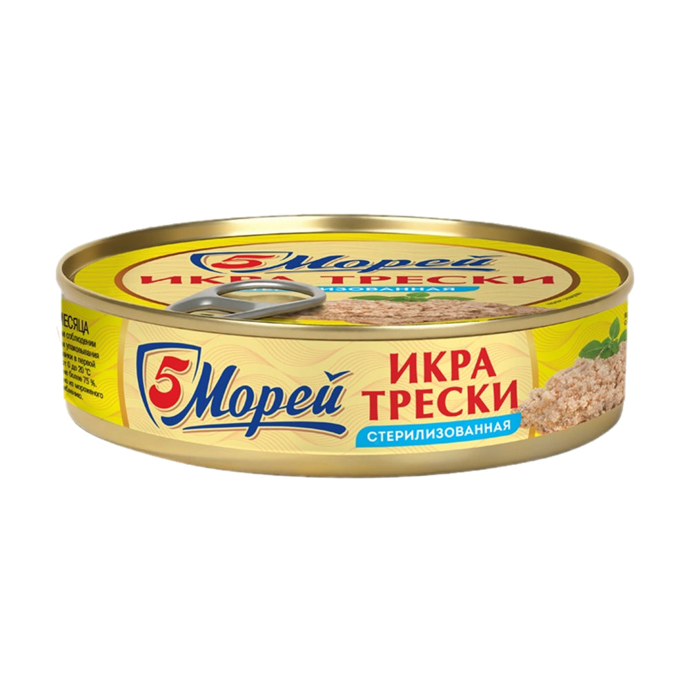 Cod caviar pacific sterilized 5 Morey 160g.