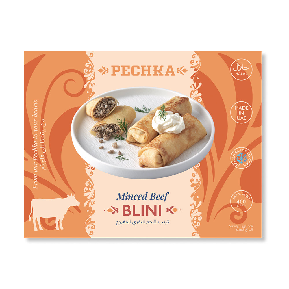 Pancakes with minced beef "Pechka" 400g