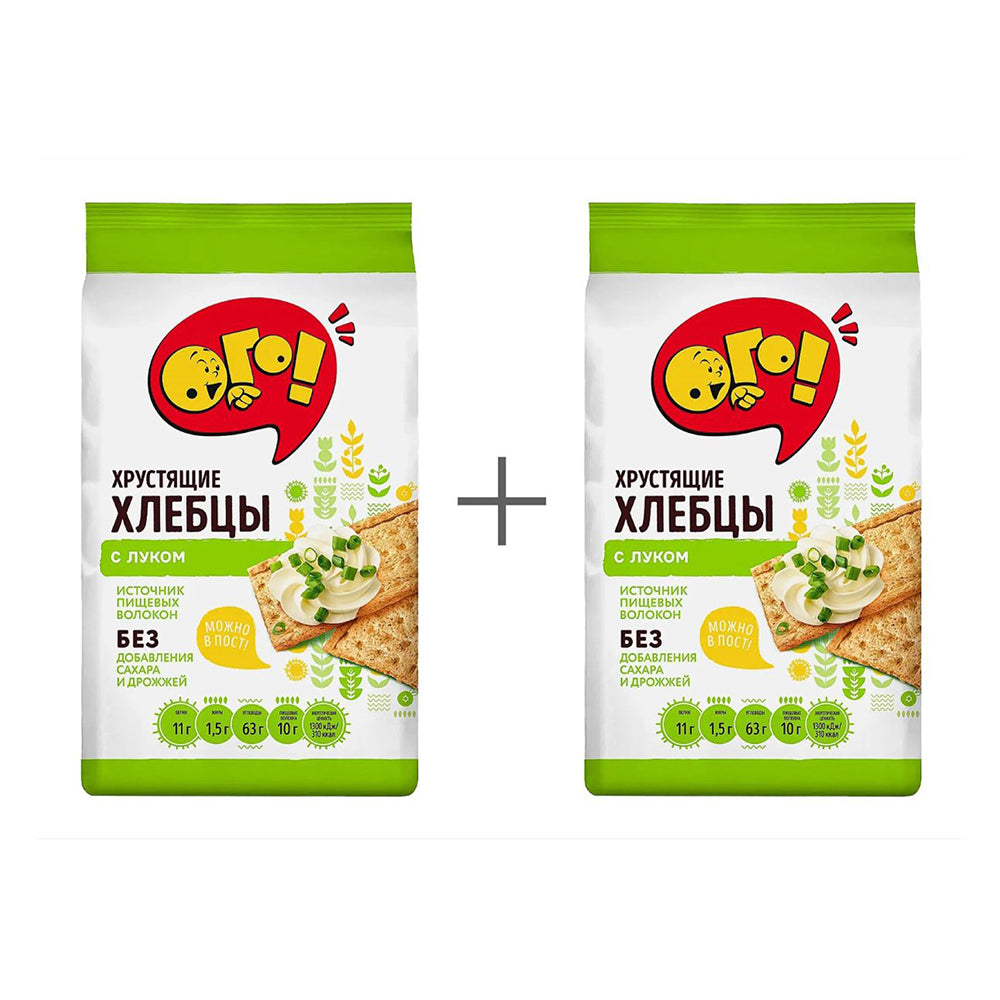 Crispy Bread with Onion. "Ogo !" 2 x 75 g