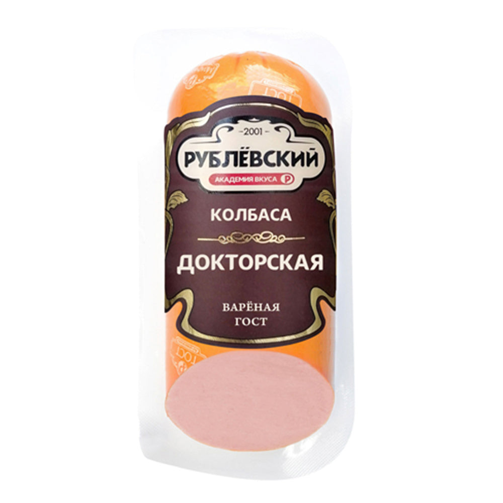 Колбаса вареная "Докторская" ГОСТ. Рублёвский 400 г