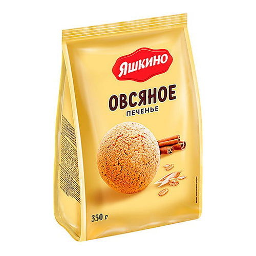 картинка Печенье сдобное Овсяное Яшкино 350г – Prostor.ae