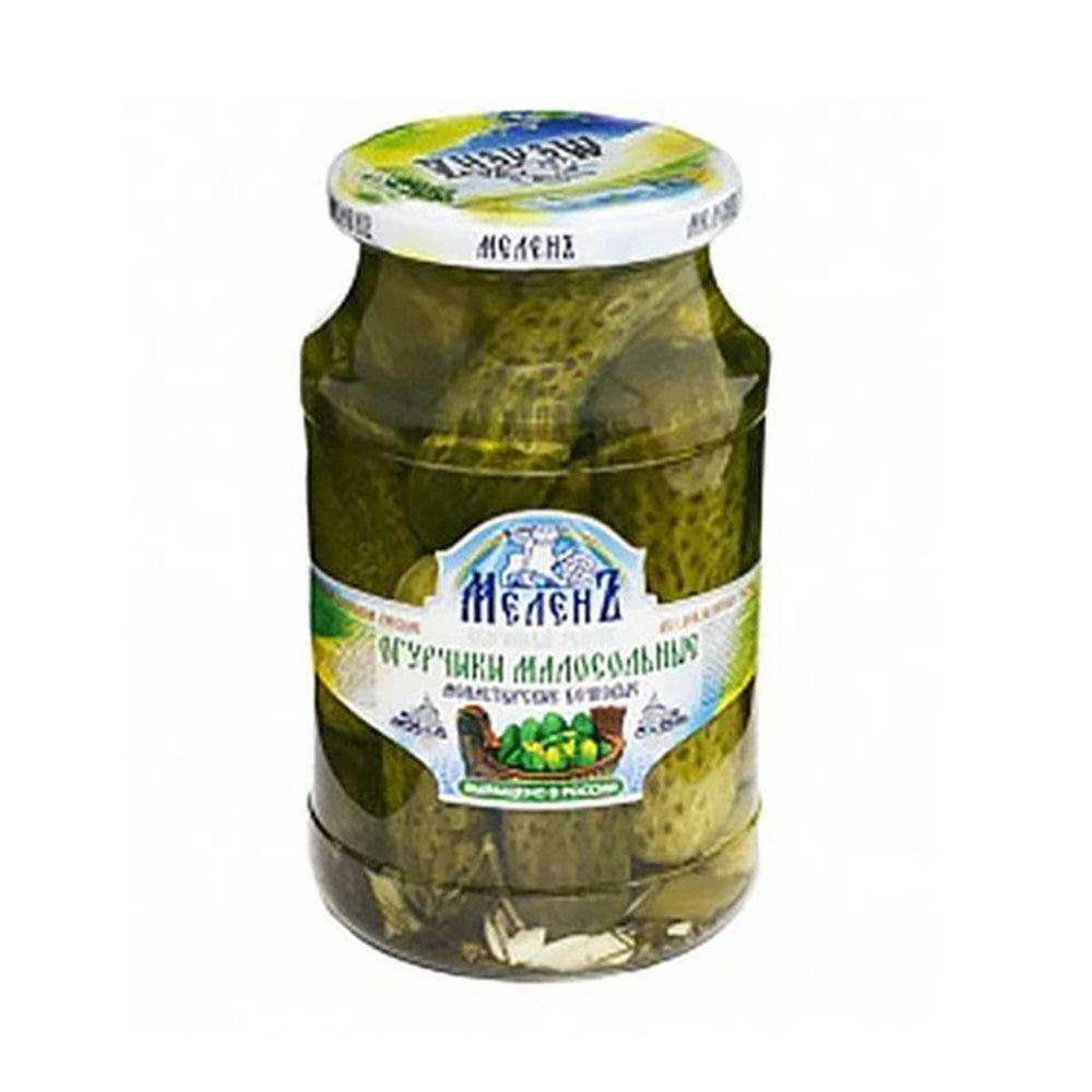 Lightly salted cucumbers "Monastic barrel". MelenЪ 900 g