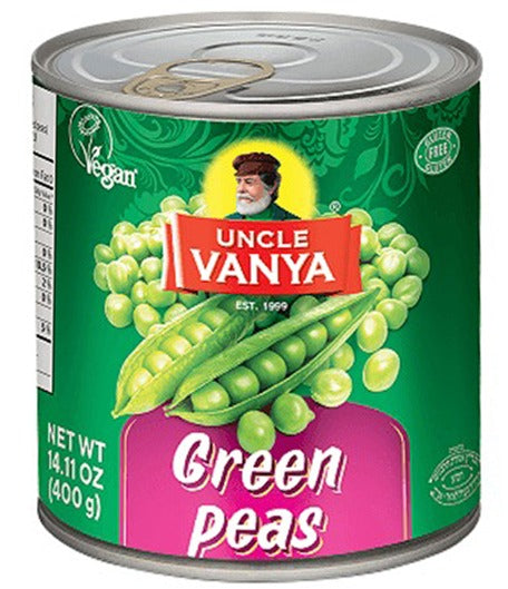 Горошек зеленый консервированный. Дядя Ваня 400 г