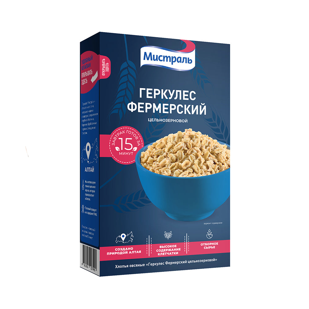 Хлопья Геркулес фермерский. Мистраль 400 г
