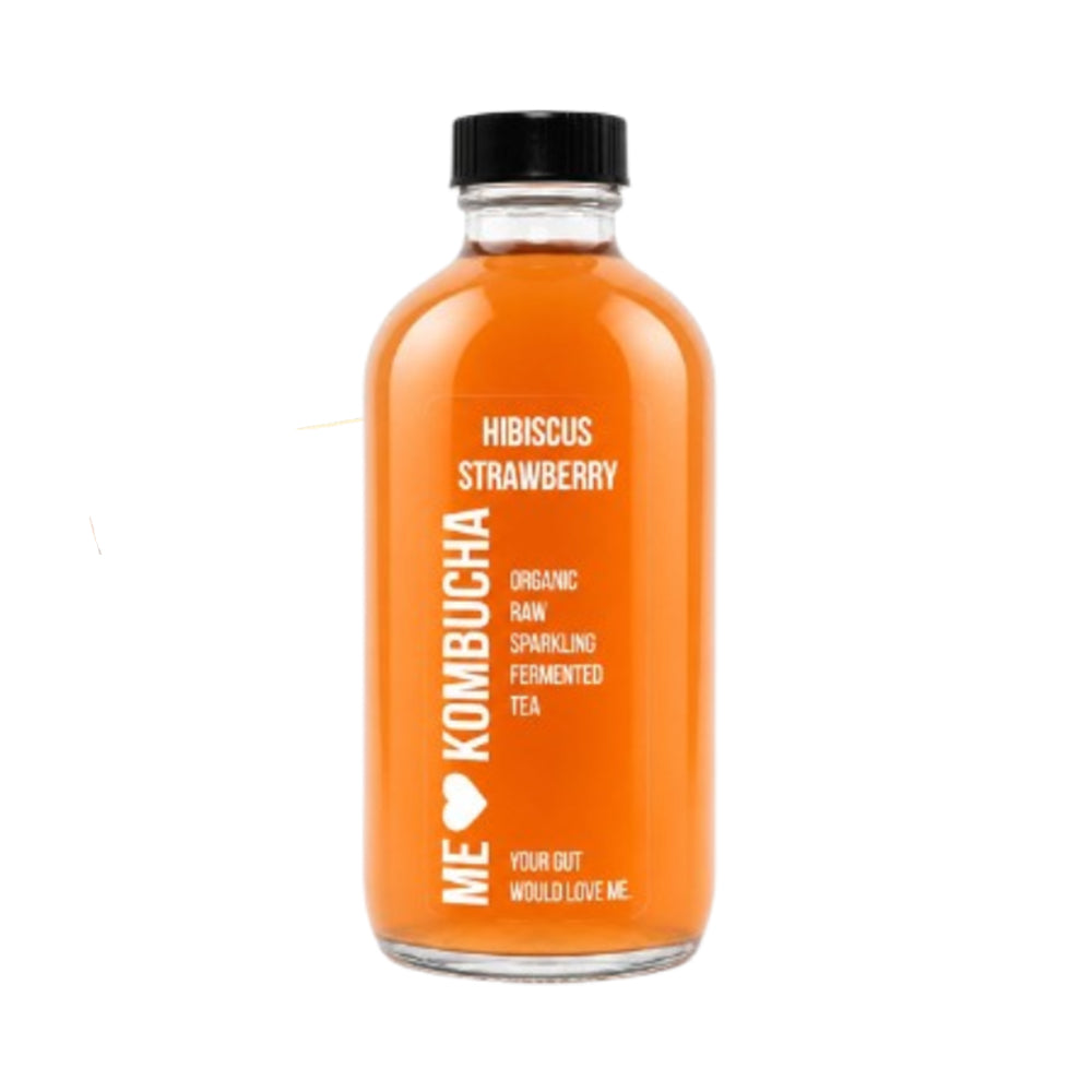 Комбуча со вкусом гибискус-клубника Me Kombucha 250мл.