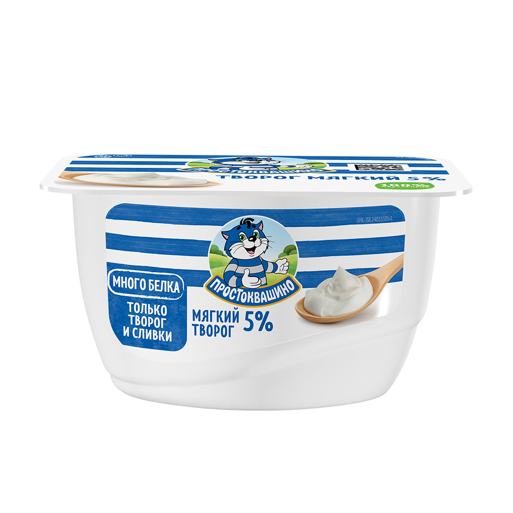 Soft cottage cheese 5% Prostokvashino 120 g