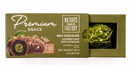 Финик в молочном шоколаде с фисташками "Nature's own Factory" 30г