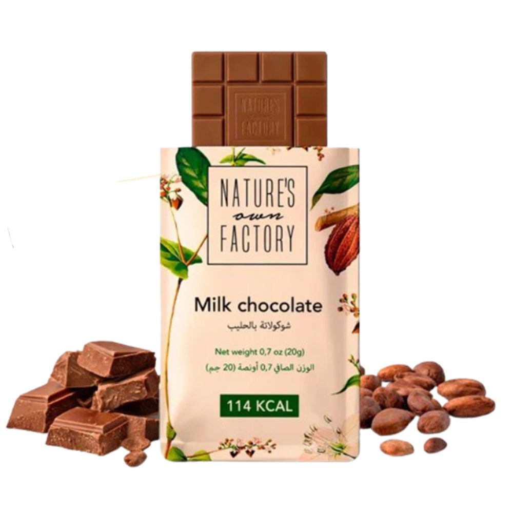 Гречишный молочный шоколад Nature's own Factory (ОАЭ) 20г.
