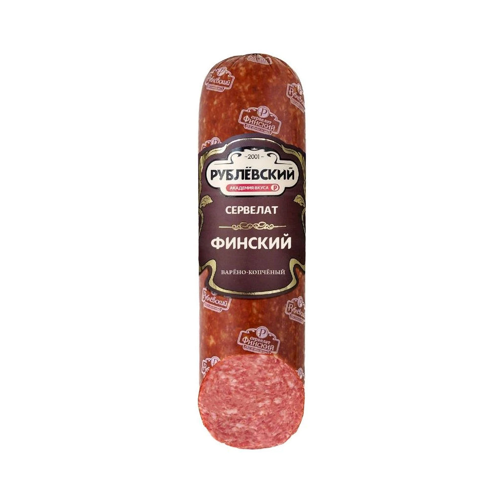 Servelat "Finskiy" boiled-smoked. Rublevskiy 300g