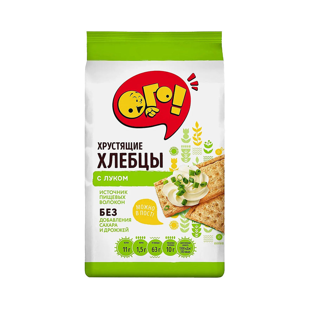Хлебцы хрустящие "С луком" "Ого!" 75г