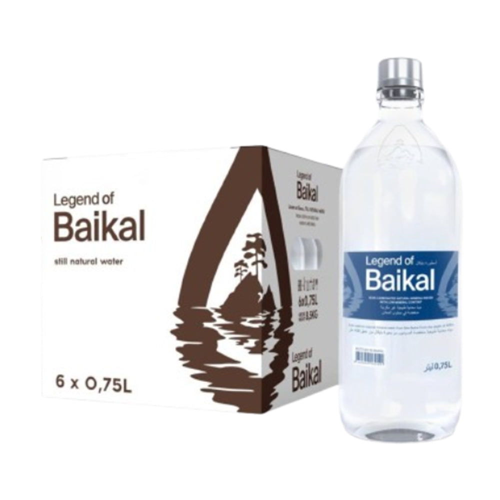 Минеральная вода негазированная стекло Legend of Baikal (упаковка) 6х750мл.