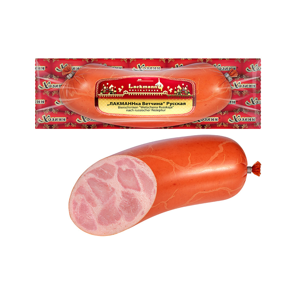 Ветчина "LACKMANNka Русская". Lackmann Хозяин 450 г