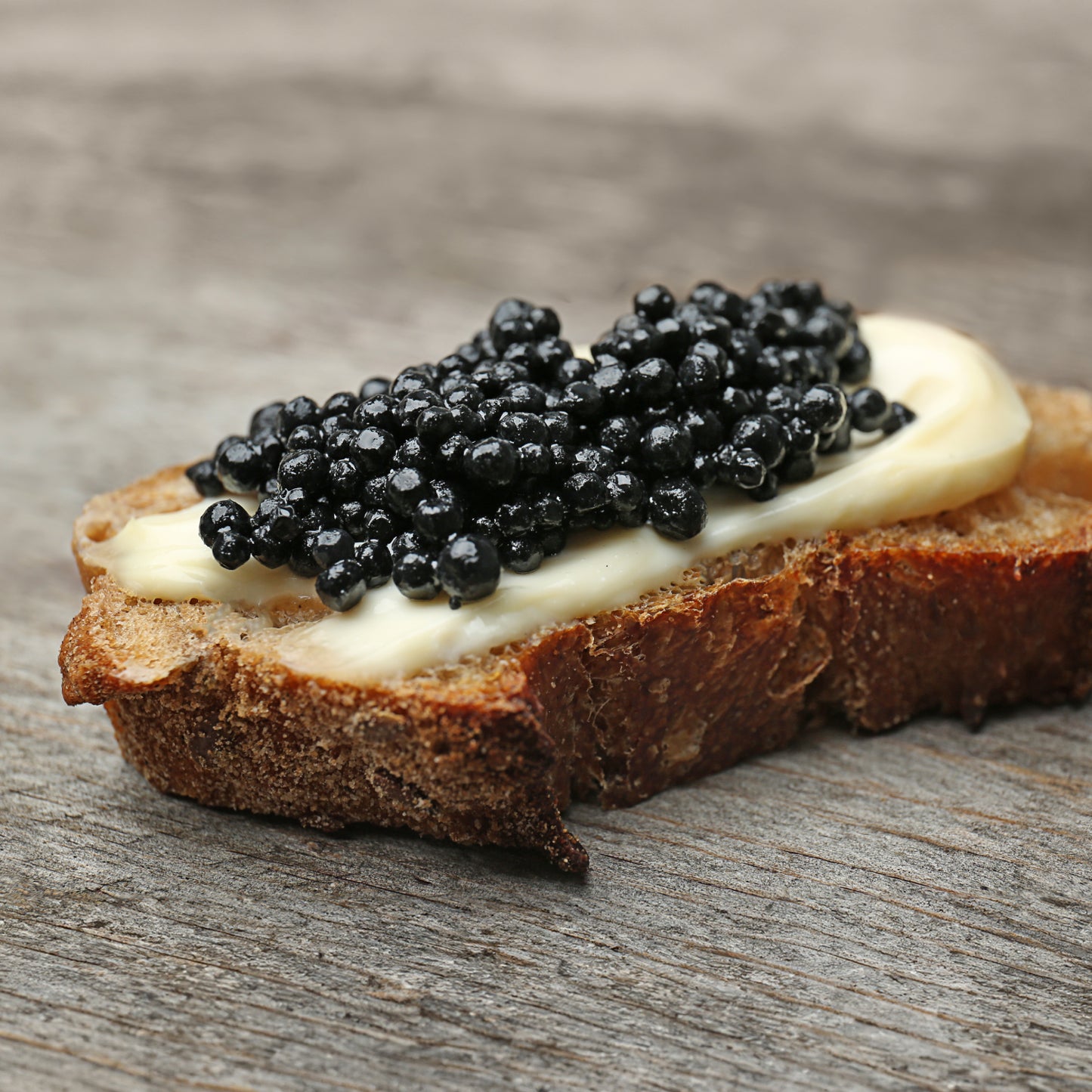 Набор для подачи черной икры Frosista с "Ржаным" хлебом и маслом