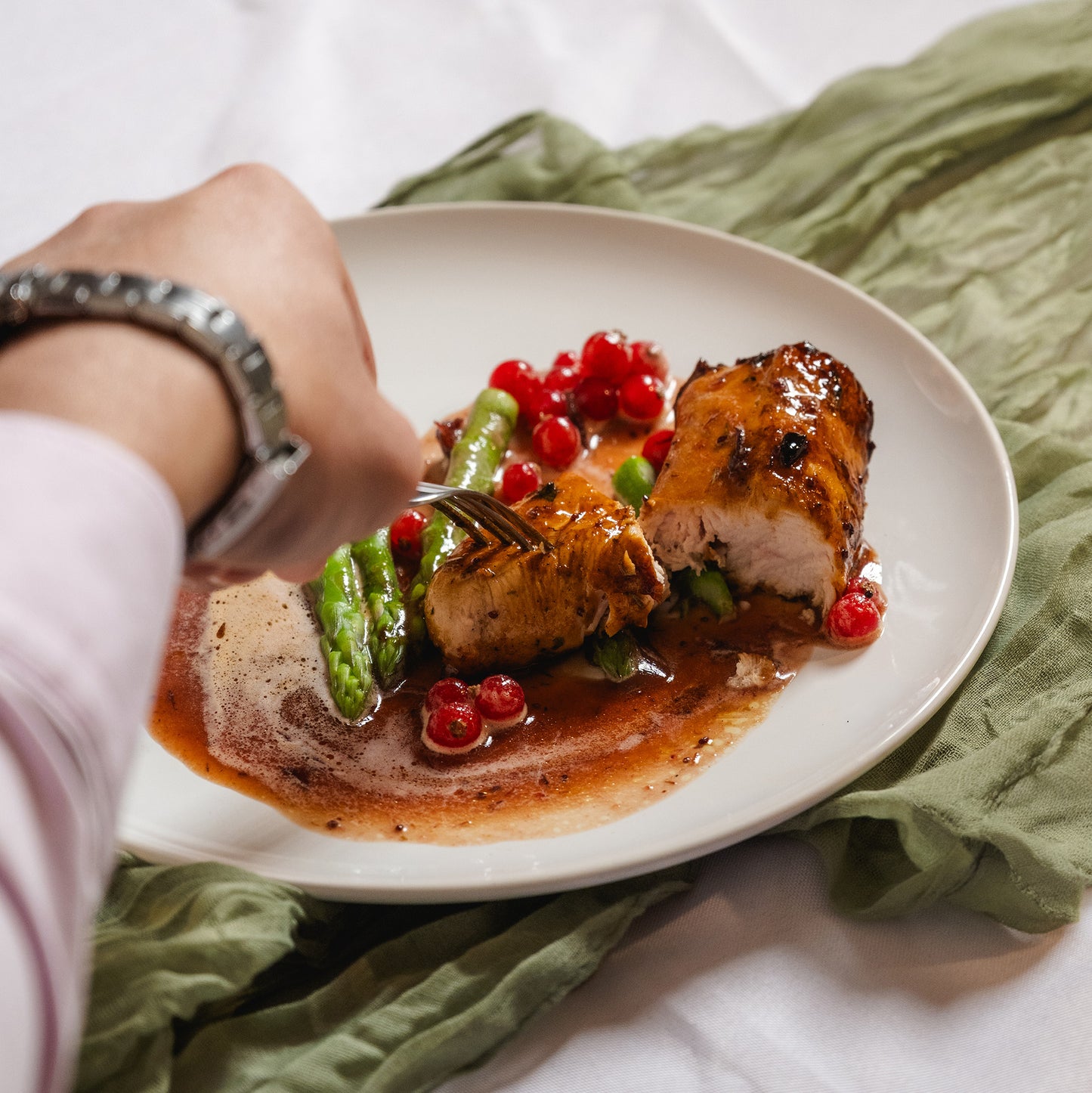 Turkey Breast Steak, Mediterranean-Marinated with Spices (Chilled) Halal Indilight 500g.