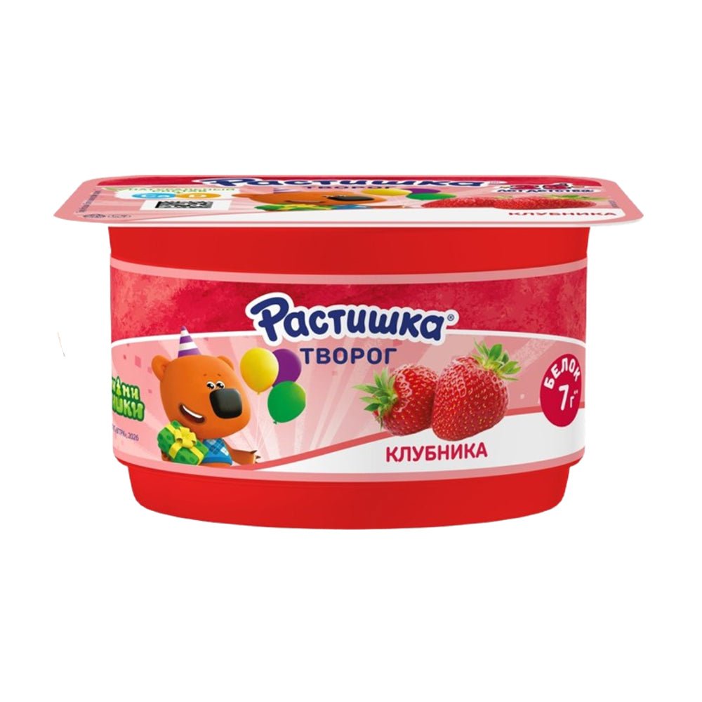 Children's cottage cheese strawberry 3.5% Rastishka 110g.