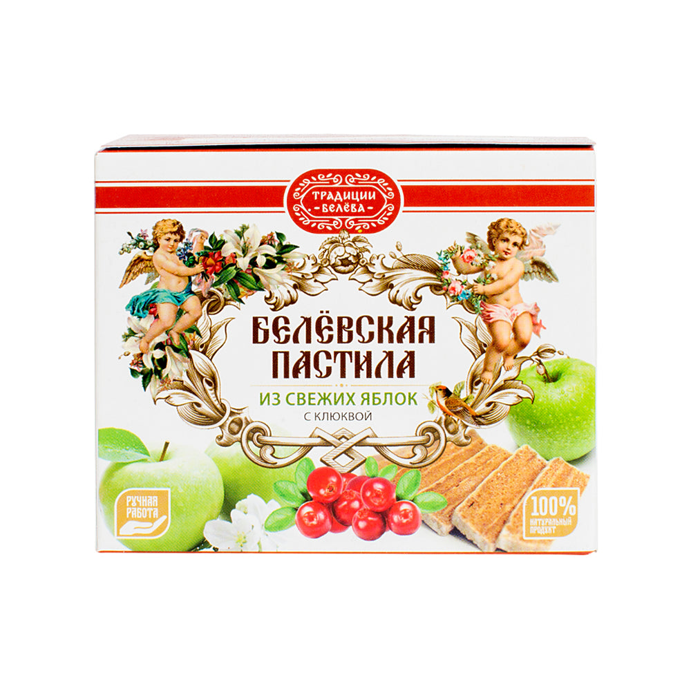 Пастила с клюквой (ручная работа). Традиции Белёва 100 г
