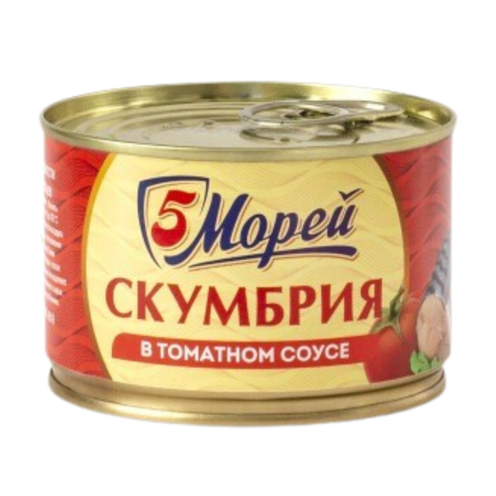 Mackerel fried in tomato sauce 5 Morey 250g.