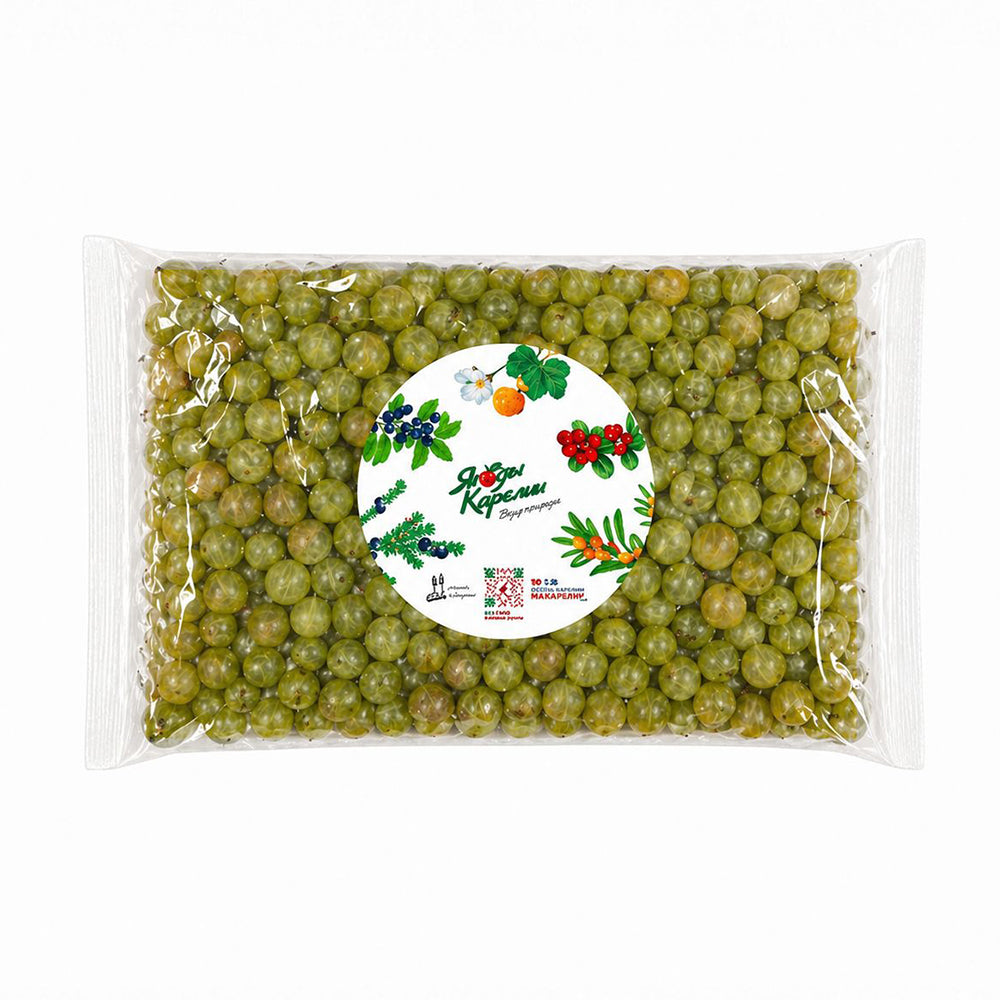 Quick-frozen gooseberries without sugar "Karelian Berries" 2.5 kg