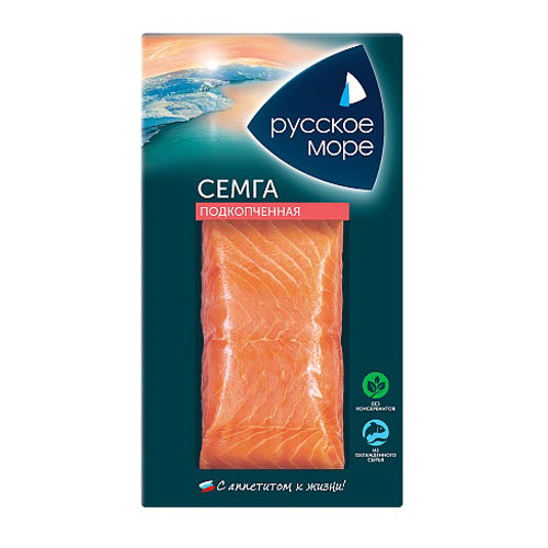 картинка Семга подкопченная Русское Море 200г – Prostor.ae