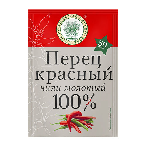 картинка Перец красный чили молотый "Волшебное дерево" 50г – Prostor.ae