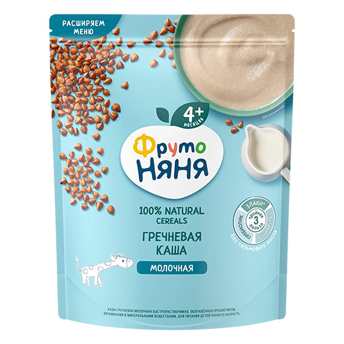 картинка Каша гречневая молочная (4+ мес.) ФрутоНяня 200г – Prostor.ae