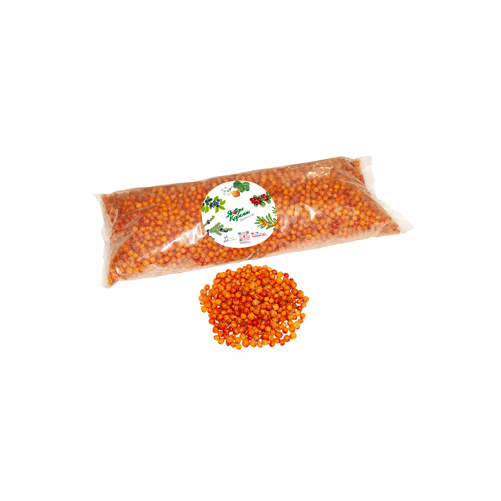 Ягоды облепихи быстрозамороженные без сахара. Ягоды Карелии 2.5 кг