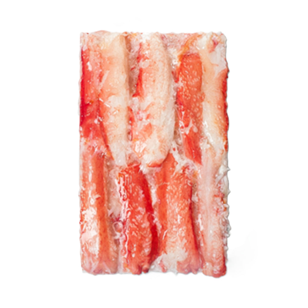 Мясо красного королевского краба без панциря для салата замороженное. New Alaska Volkhov 500 г