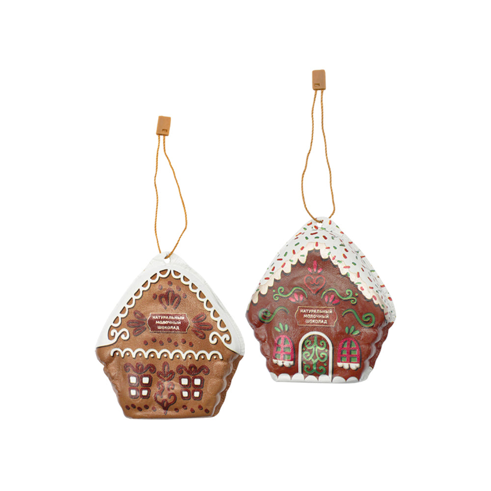 Шоколад молочный новогодний "Пряничный домик". Золотое правило 50 г (1 шт)