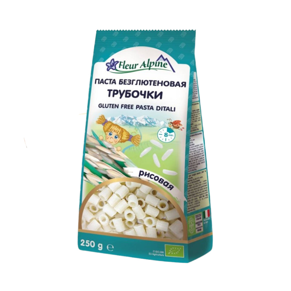Rice paste "Tubes" gluten-free Fleur Alpine 250g.