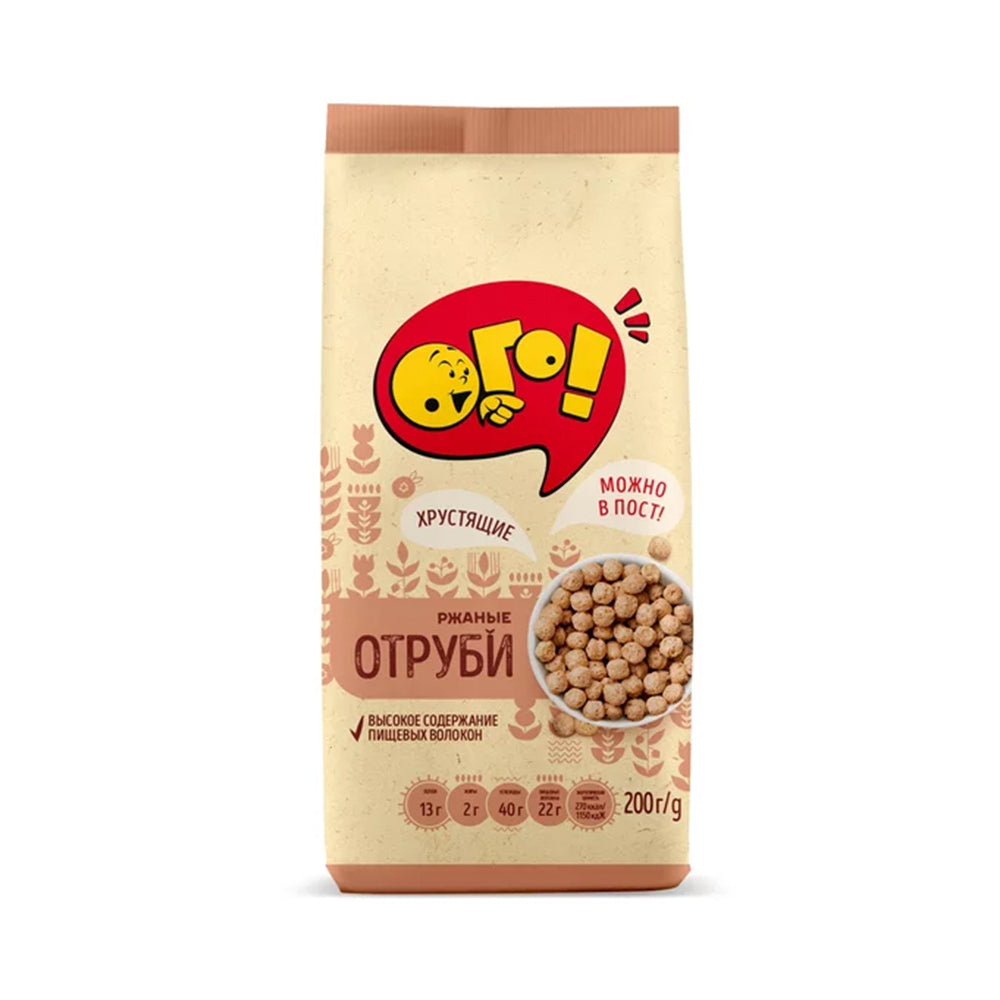 Отруби ржаные (экструдированные). "Ого!" 200 г