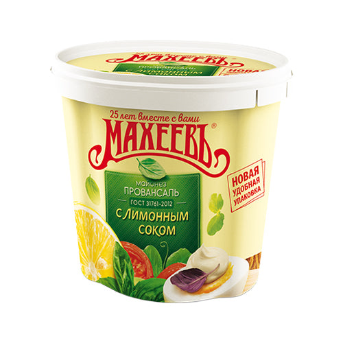 картинка Майонез Провансаль с лимонным соком "Махеевъ" ГОСТ 50,5% 800г – Prostor.ae