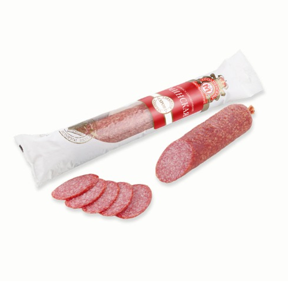 Колбаса сырокопченая развесная "Минская" первый сорт. Гродненский мясокомбинат (Беларусь) ≈450 г