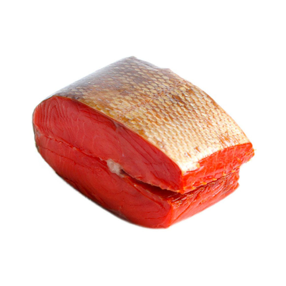Cold-smoked sockeye salmon (balyk). Kamchadalka (about 250 g) (1 piece)