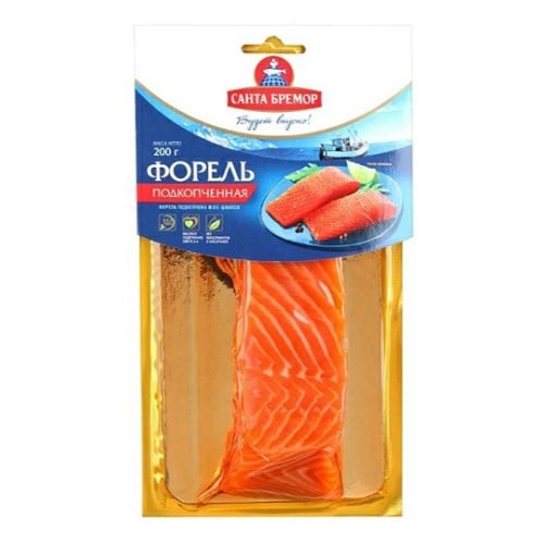 картинка Форель подкопченная Санта Бремор 200г – Prostor.ae