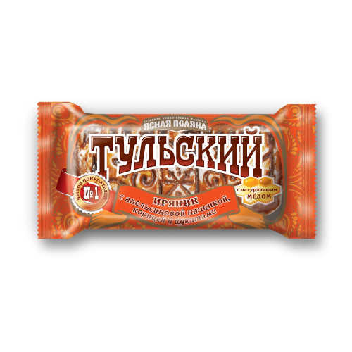 картинка Тульский пряник с апельсиновой начинкой, корицей и цукатами. Ясная Поляна 130г – Prostor.ae