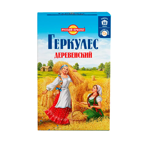 картинка Крупа овсяная "Геркулес Деревенский" Русский продукт 500г – Prostor.ae