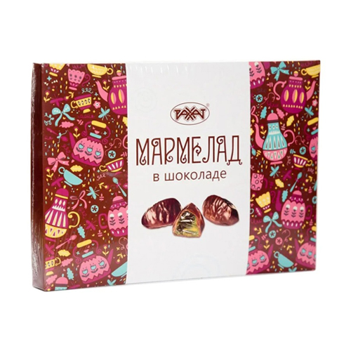 картинка Мармелад в шоколаде РАХАТ (Казахстан) 200г – Prostor.ae