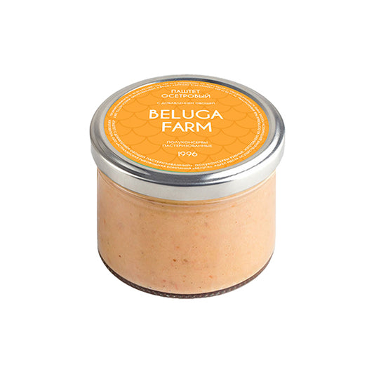 Паштет из осетровых рыб "С овощами". Beluga Farm 200 г