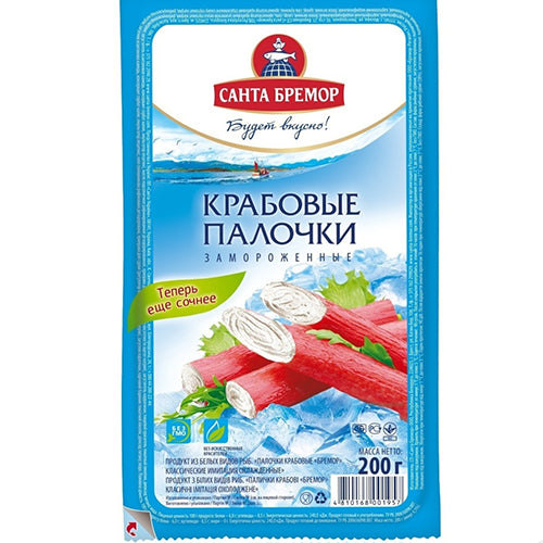 картинка Крабовые палочки Санта Бремор 200г – Prostor.ae