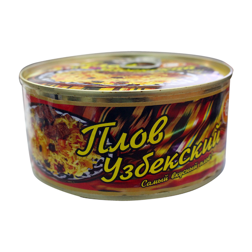 картинка Узбекский плов с мясом, консервированный "EURO-FOOD" 300г – Prostor.ae