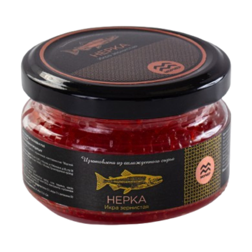 Red sockeye salmon caviar granular Mormer 100g.