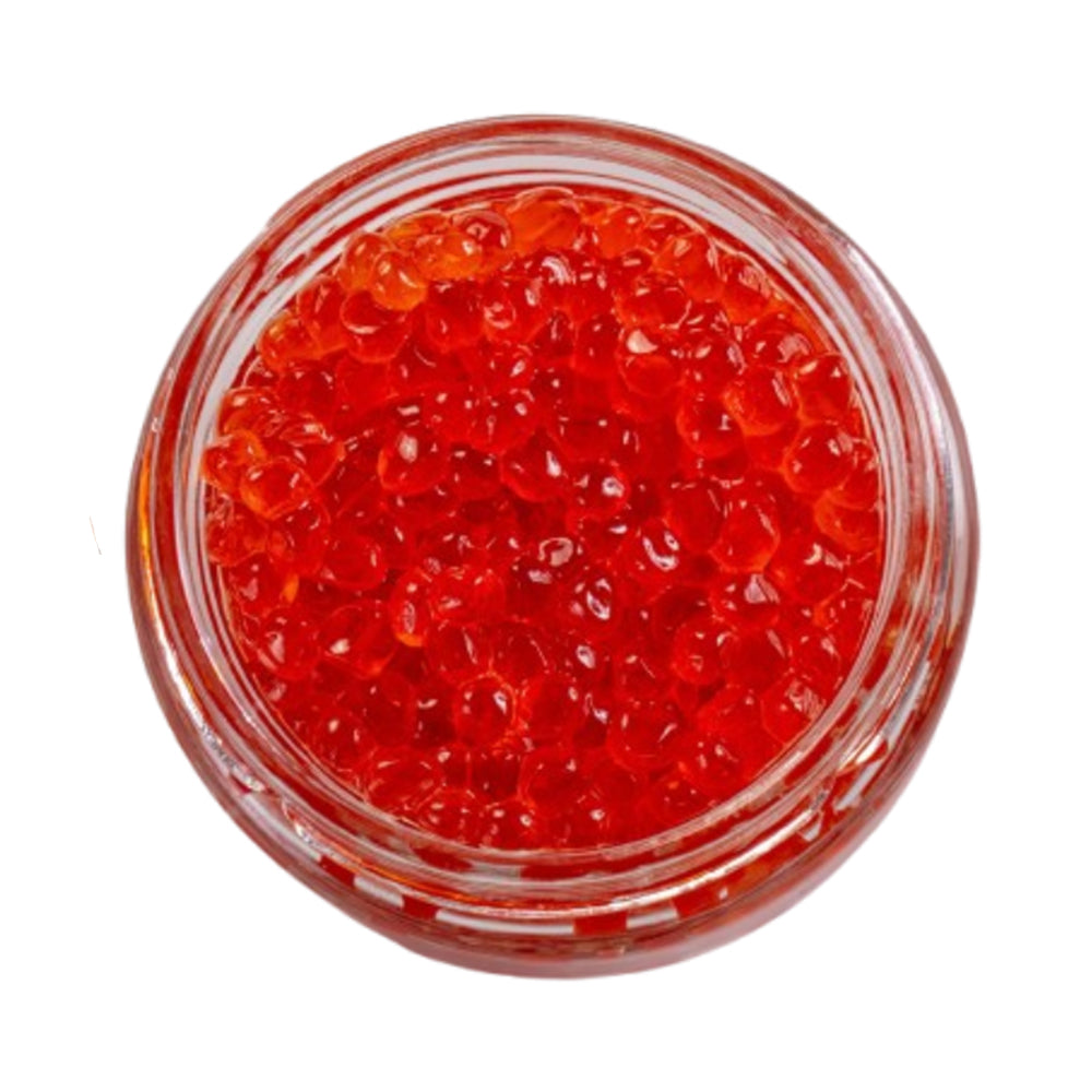 Red pink salmon caviar granular Momer 230g.