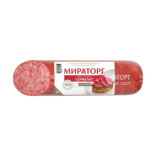 Servelat boiled-smoked GOST. "Miratorg" 300 g