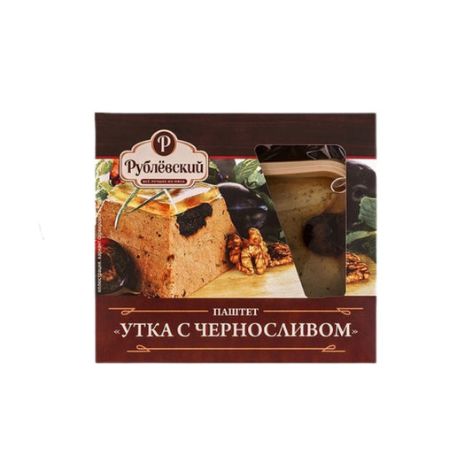 Pate "Duck with prunes" delicacy. Rublevskiy 200 g