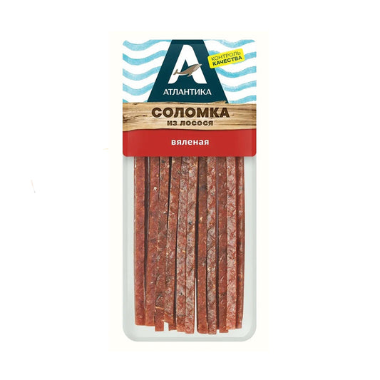 Соломка из лосося вяленая. Атлантика 60 г