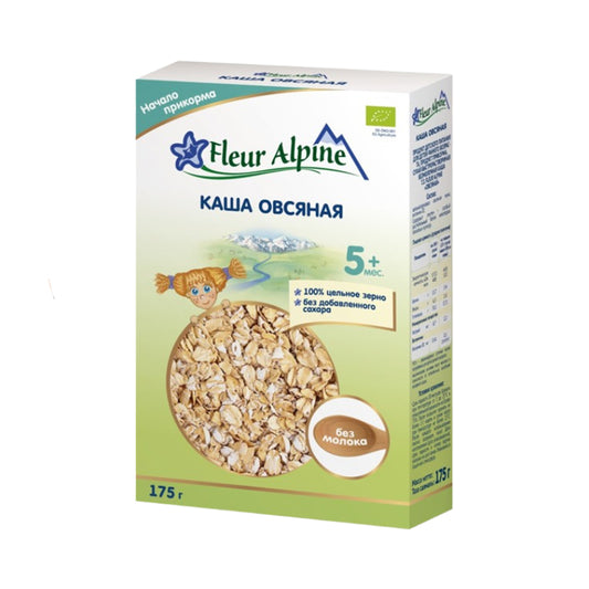 Oatmeal porridge without milk from 5 months Fleur Alpine 175g.