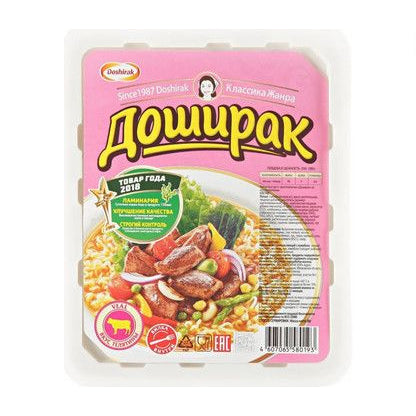 картинка Лапша быстрого приготовления со вкусом телятины Доширак 90г – Prostor.ae