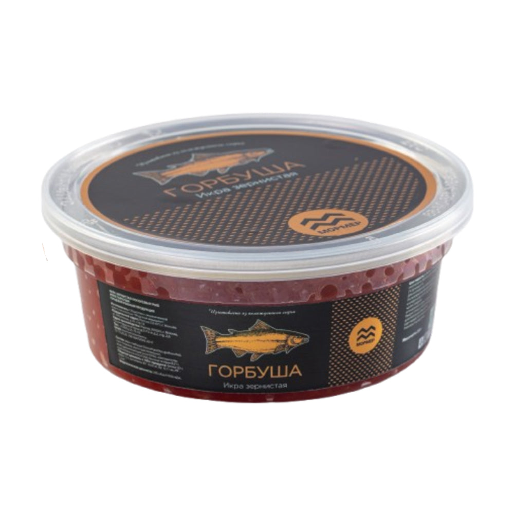 Red pink salmon caviar granular Mormer 200g.