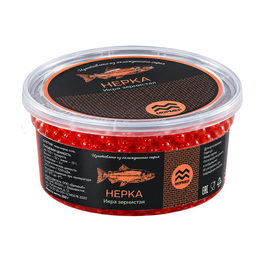 Икра красная нерки зернистая Мормер 200г.